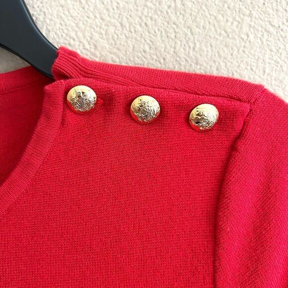 Lauren Ralph Lauren Ruffled Cotton-Blend Midi Dress - Picture 4 of 8